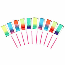 Load image into Gallery viewer, AITIME 10 Pieces 2 Meters Gym Gymnastics Dance Ribbons,Rainbow Dancer Ribbons with Twirling Wands for Kids Dancing,CE and EN71 Approved, Starry Sky Colors
