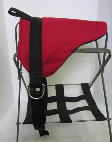 Party Ponies Miniature Horse/Small Pony Bareback pad - Red