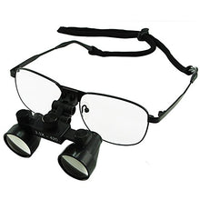Load image into Gallery viewer, 3.5X Magnification Dental Loupes, Galilean Style Titanium Frame, Dental Surgical Medical Binocular
