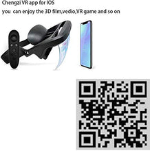 Load image into Gallery viewer, AR Headset, AR Box FOV 90+ Augmented Reality Holographic Projection AR Viewer Smart Helmet with Controller for iPhone &amp; Android 4.5 - 5.5&#39;&#39; Immersive 3D Games,fits Chengzi VR (Chinese) only (White)
