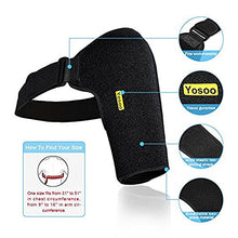 Load image into Gallery viewer, Yosoo Shoulder Brace for Rotator Cuff Mesh Bag for Hot Cold Therapy
