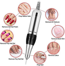 Load image into Gallery viewer, 35000 RPM Professional Nail Drill Machine, Portable Electric Efile Drill for Shaping, Buffing, Removing Acrylic Nails, Gel Nails Manicure Pedicure Kit
