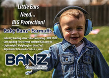 Load image into Gallery viewer, BANZ Earmuffs Infant Hearing Protection  Ages 0-2 Years (Baseball)
