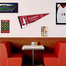 Load image into Gallery viewer, College Flags &amp; Banners Co. Stanford Pennant Full Size Felt
