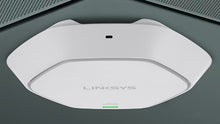 Load image into Gallery viewer, Linksys LAPN300: Wireless Business Access Point, Wi-Fi, Single Band 2.4 GHz N300, PoE, Range Extension via WDS and Workgroup Bridge (White)

