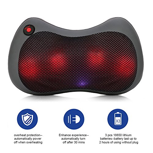 Nursal shiatsu neck pillow massager on sale