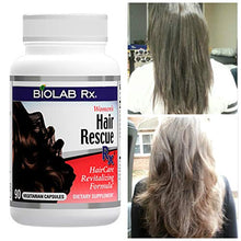 Load image into Gallery viewer, Hair Rescue Rx Women - Hair Vitamins for Hair Growth, Hair Loss, Thinning, Supplement for Thicker Fuller Hair with Biotin, MSM &amp; more Regrow Hair
