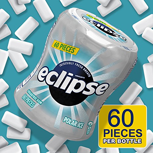 ECLIPSE Gum Polar Ice Sugar Free Chewing Gum 60-Piece Bottle (4 Pack) –  NineCentral - Europe